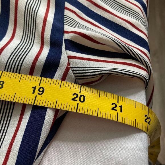 Express Women’s Vertical Striped‎ Classic Career Button-Up Shirt Dress Size S - Picture 4 of 10